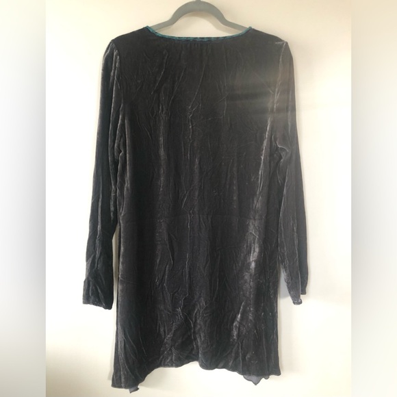 Johnny Was Aurelia butterfly embroidered velvet tunic NWOT size S - Picture 6 of 6